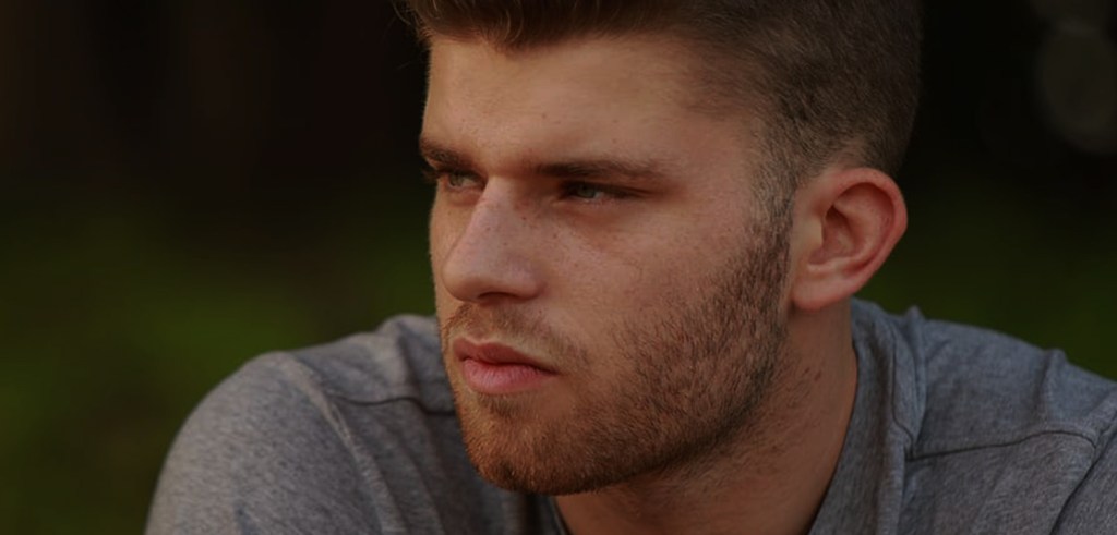 Classic stubble beard style